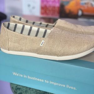 Toms Natural Heritage canvas alpargata shoes